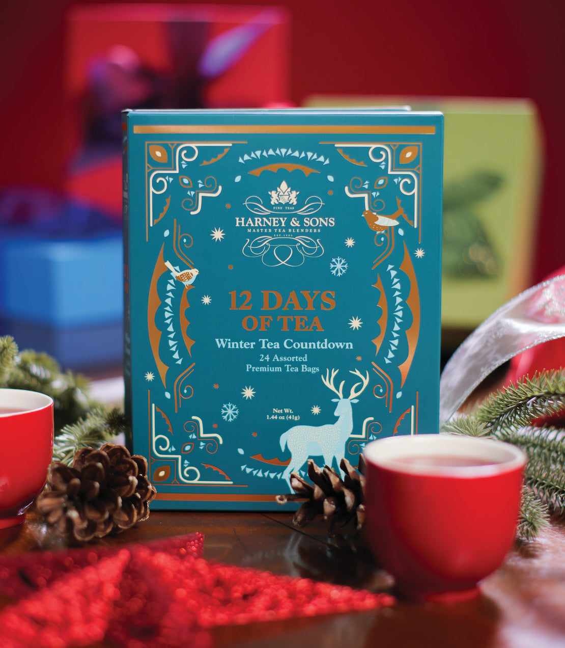 12 Days of Tea Winter Countdown mood image.