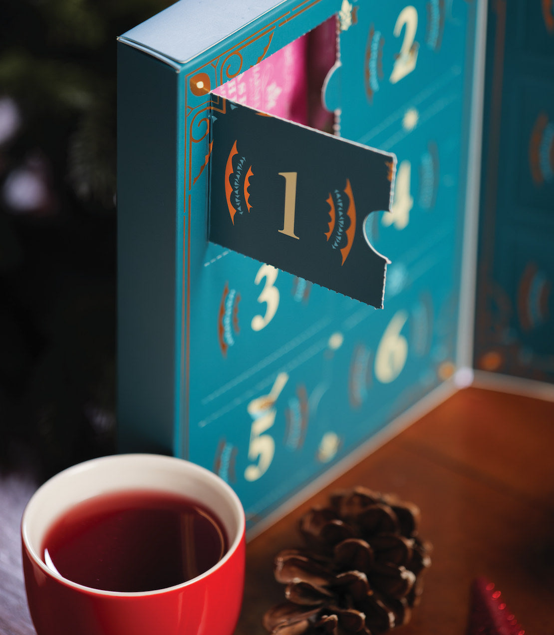 12 Days of Tea Winter Countdown mood image.