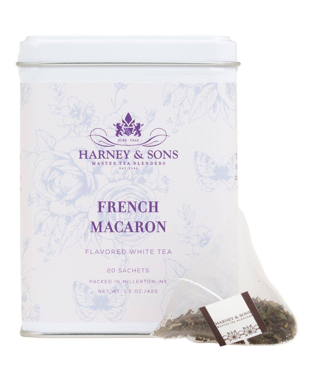 French Macaron, Tin of 20 Sachets - Harney & Sons Fine Teas