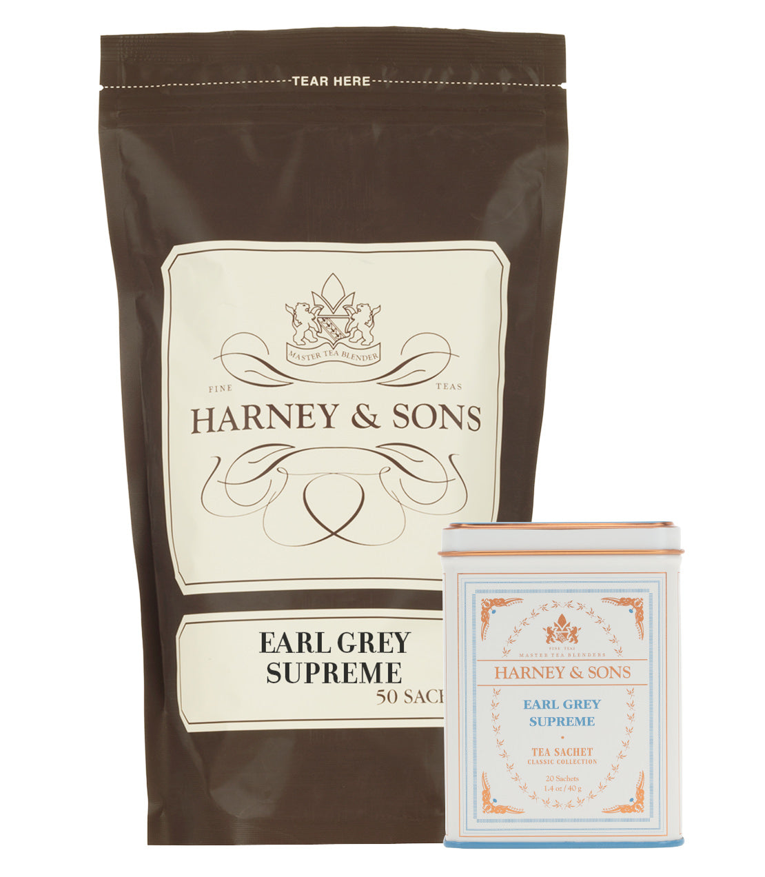 Harney And Sons Earl Grey Supreme Tea Lover Sachet Bundle Harney And Sons Fine Teas