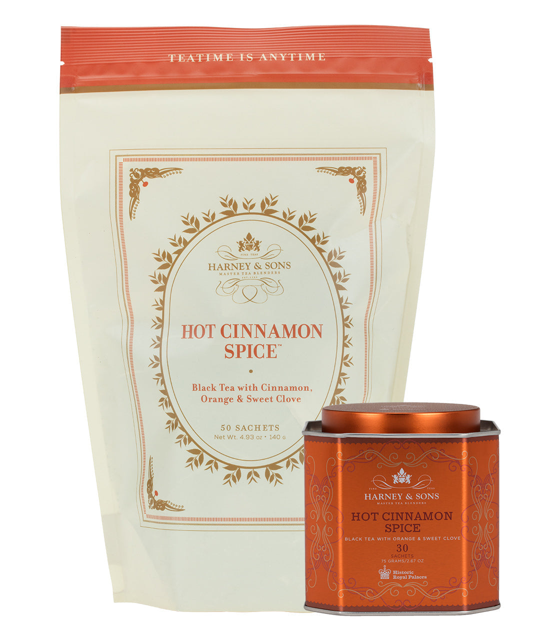 Hot Cinnamon Spice Tea Lover Bundle