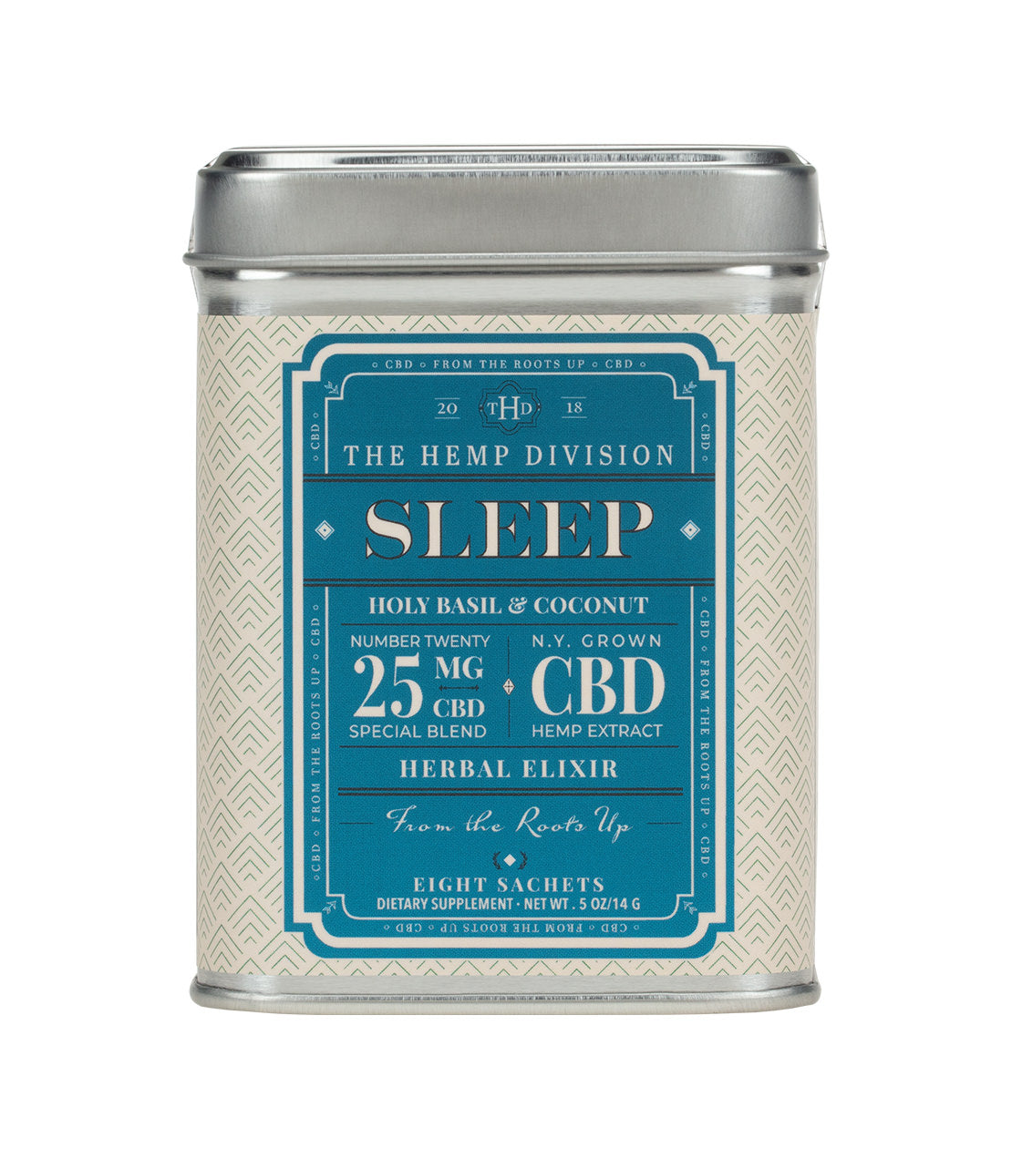 Sleep Holy Basil Coconut 25 MG CBD Harney Sons Fine Teas