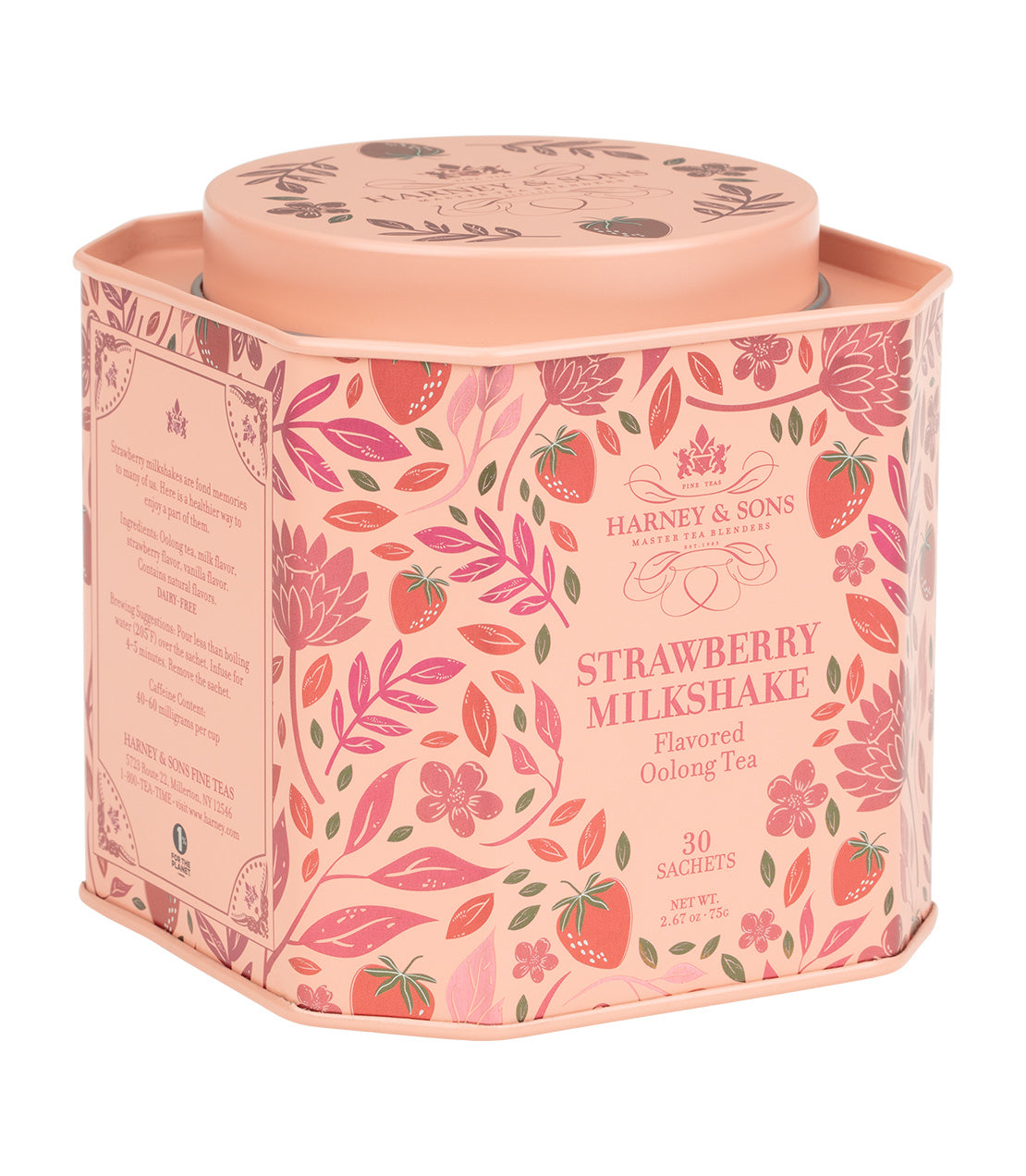 Harney & Sons- Strawberry Milkshake- Tin of 30 Sachets