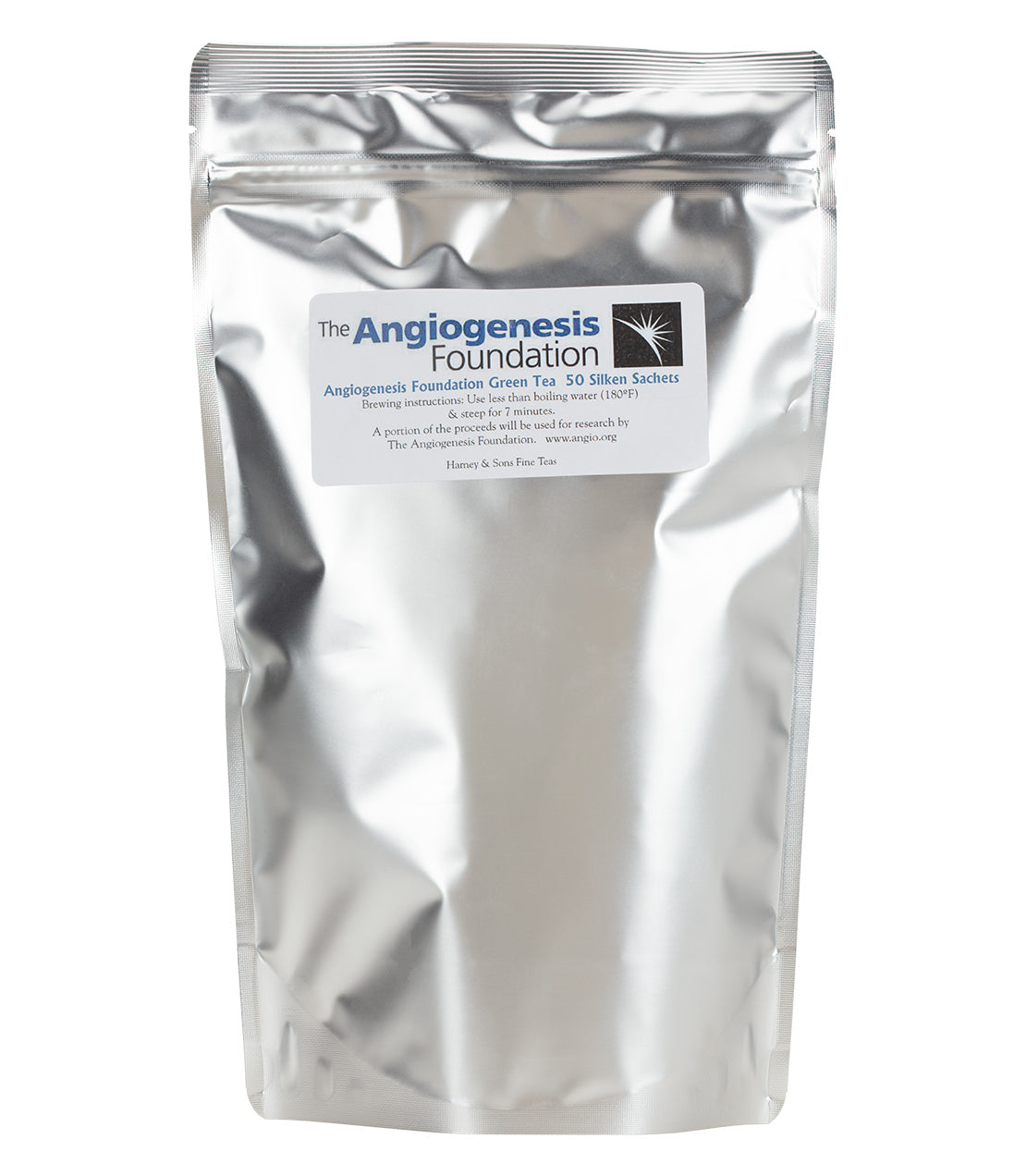 Angiogenesis Foundation Green Tea, Bag of 50 Sachets - Sachets Bag of 50 Sachets - Harney & Sons Fine Teas