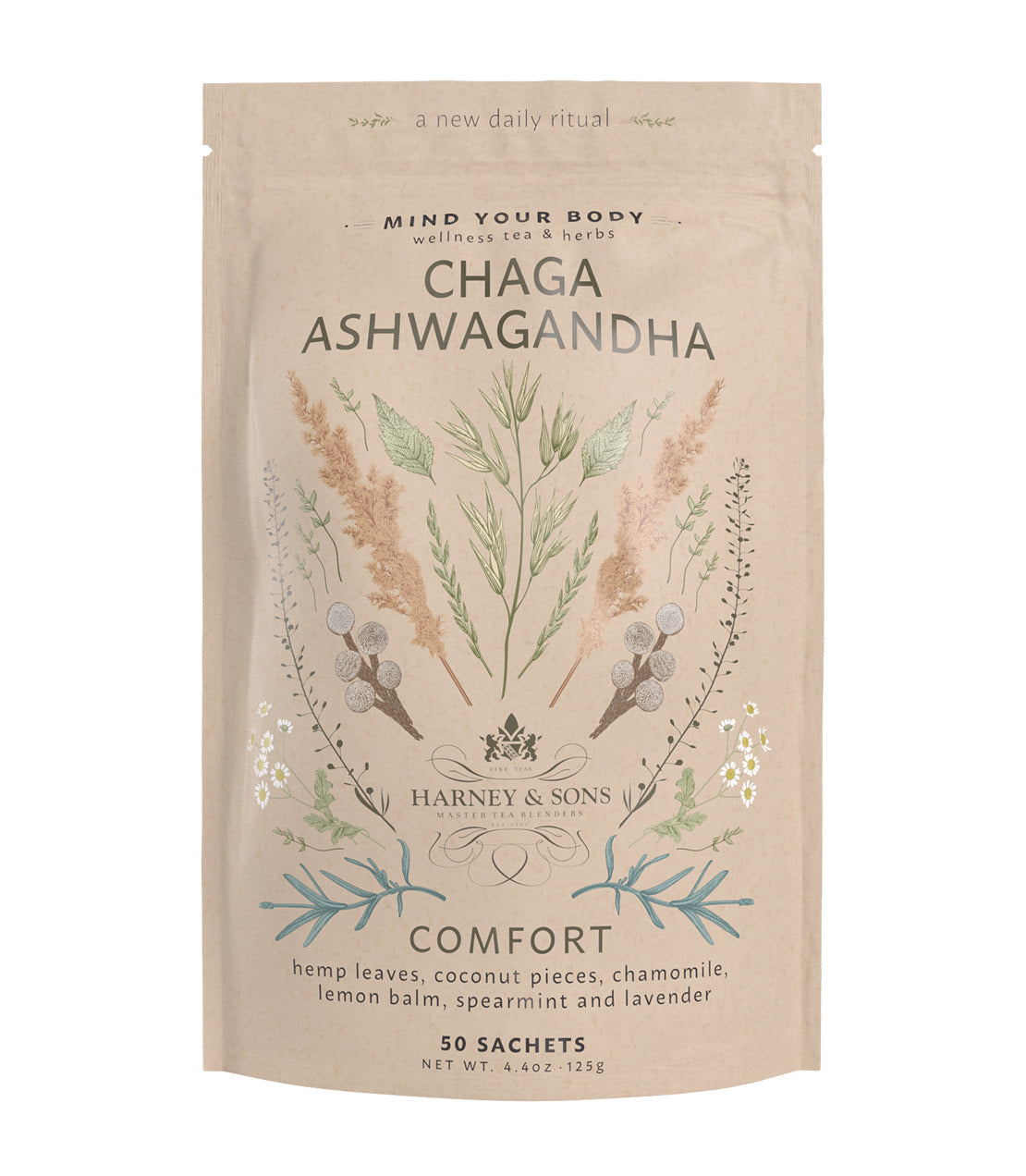 Chaga Ashwagandha, Bag of 50 Sachets