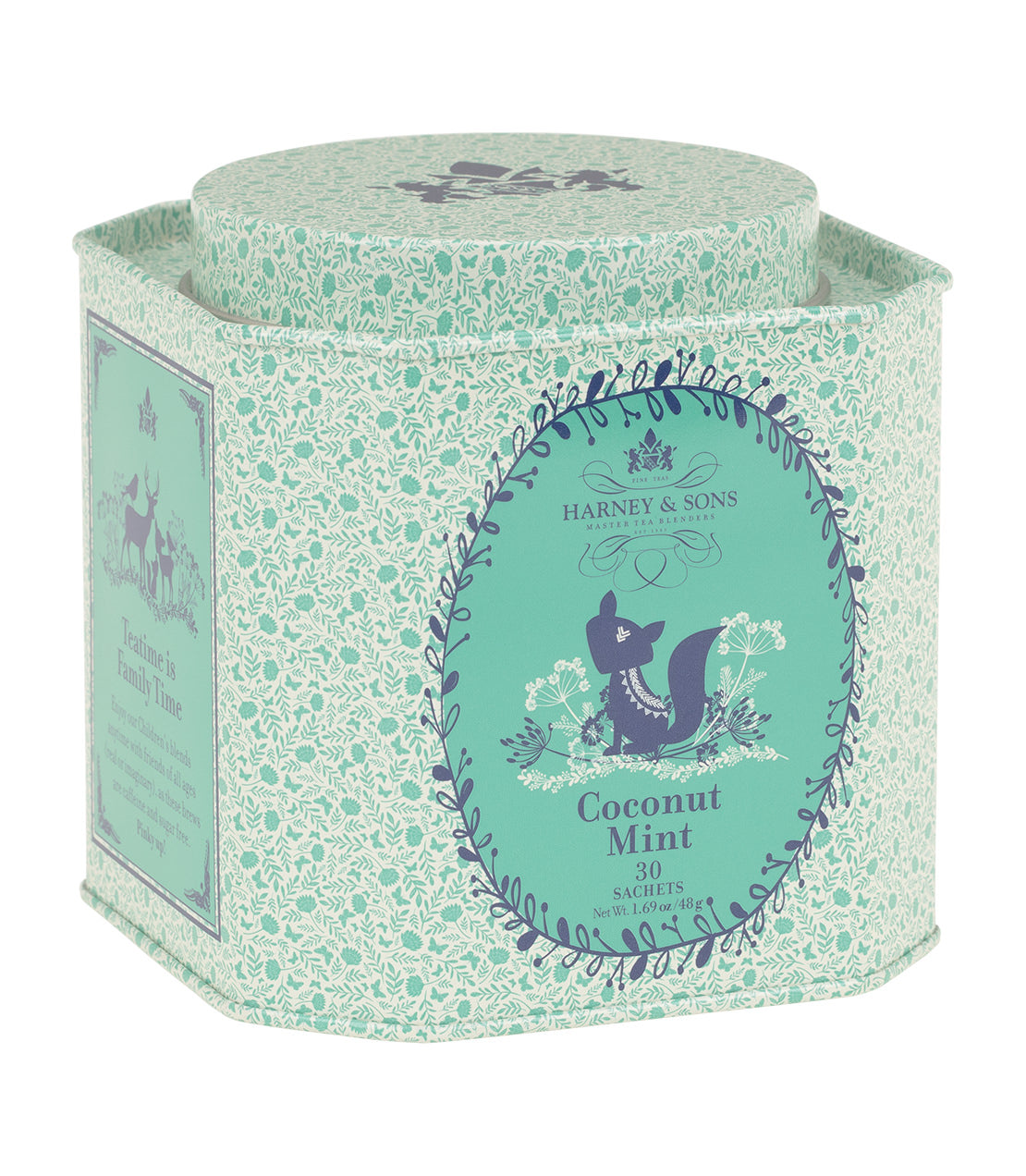 Harney & Sons Coconut Mint Tea Tin | Caffeine-Free Blend with ...