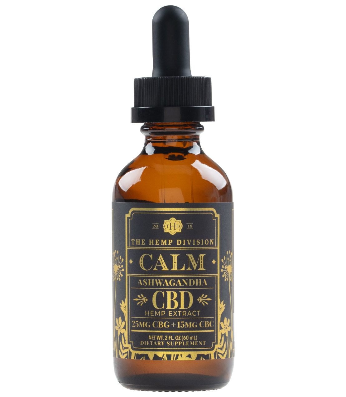 Calm Ashwagandha - Hemp Extract Tincture