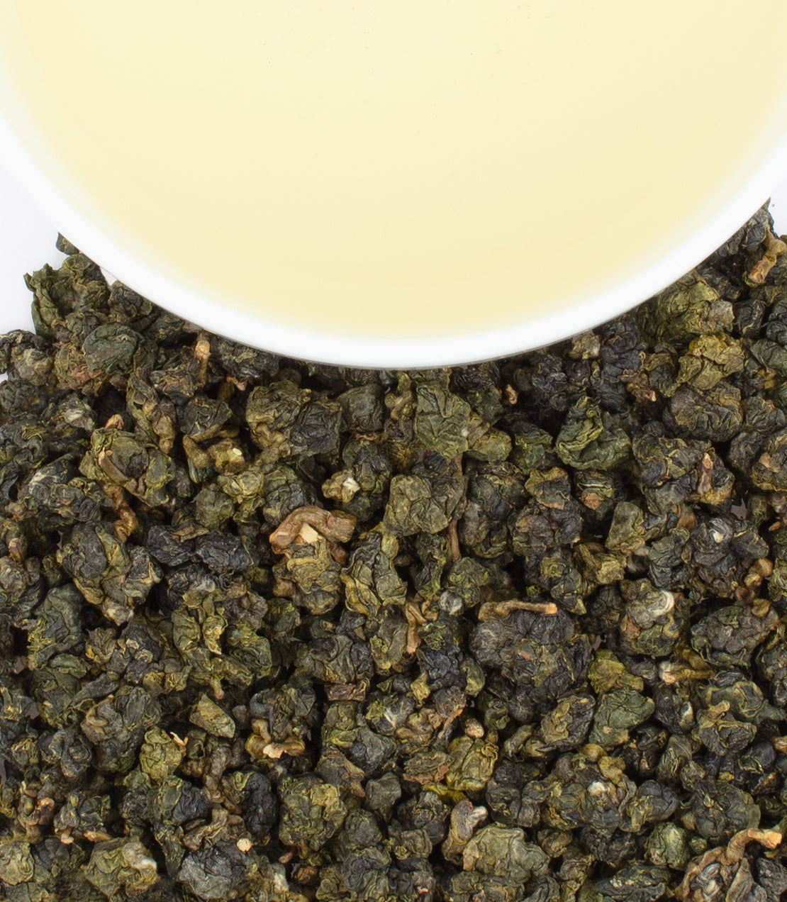 Harney & Sons Fine Teas- Jin Xuan Oolong- Cup and leaves