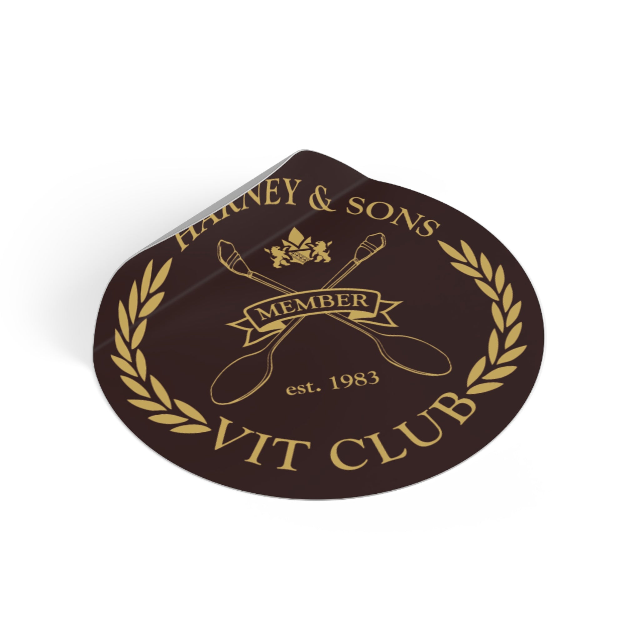 VIT Club Round Vinyl Stickers