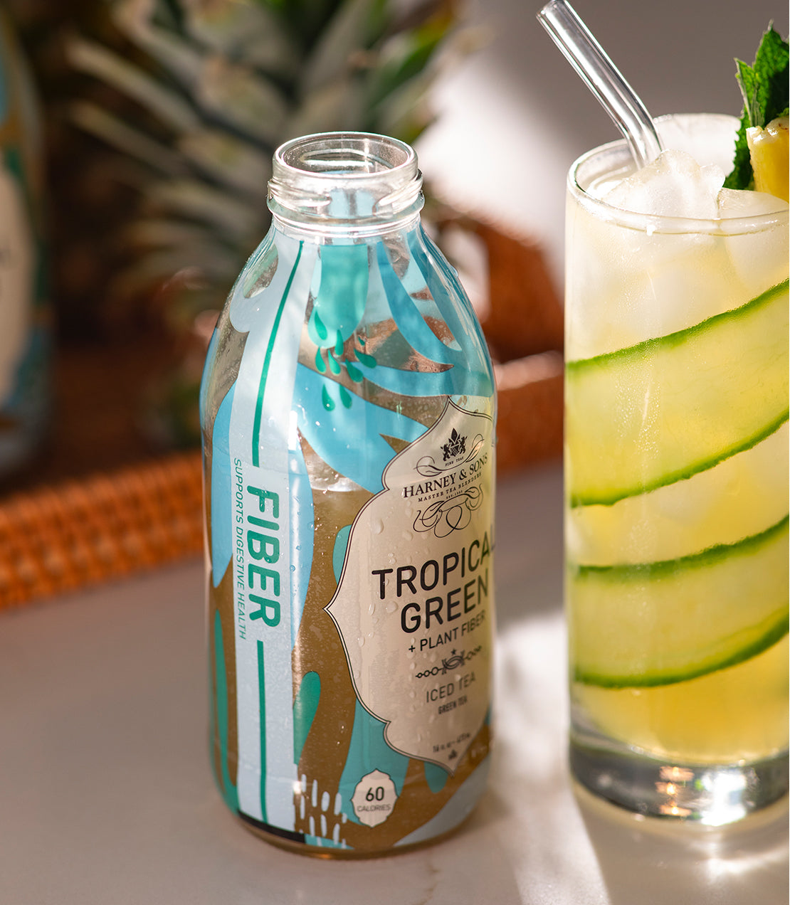 Tropical Green + Plant Fiber Iced Tea