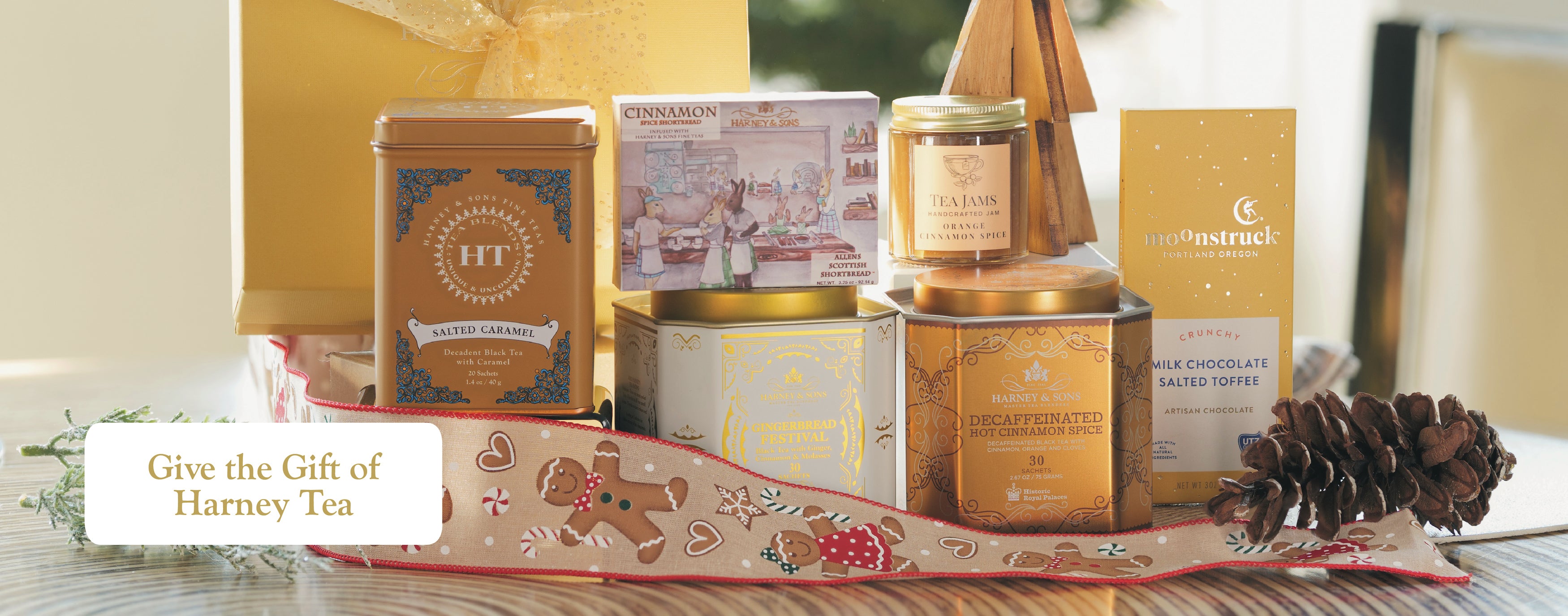 Glorious Gingerbread Gift. Give the gift of Harney tea.