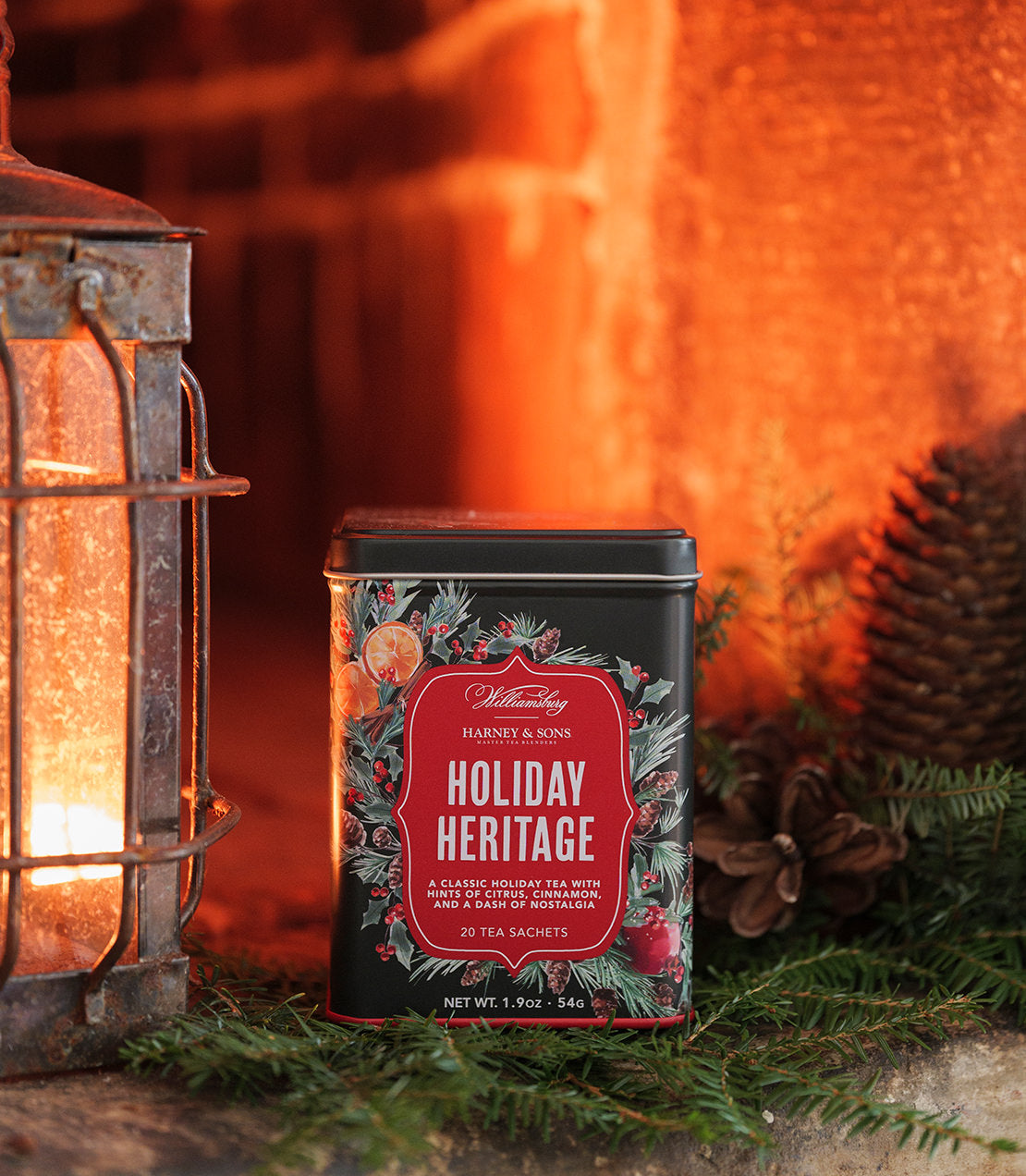 Williamsburg Holiday Heritage Tea, Tin of 20 Sachets