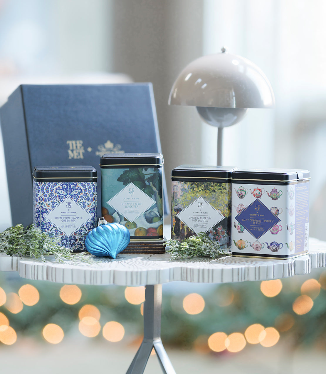 The Met Gift featuring four teas.