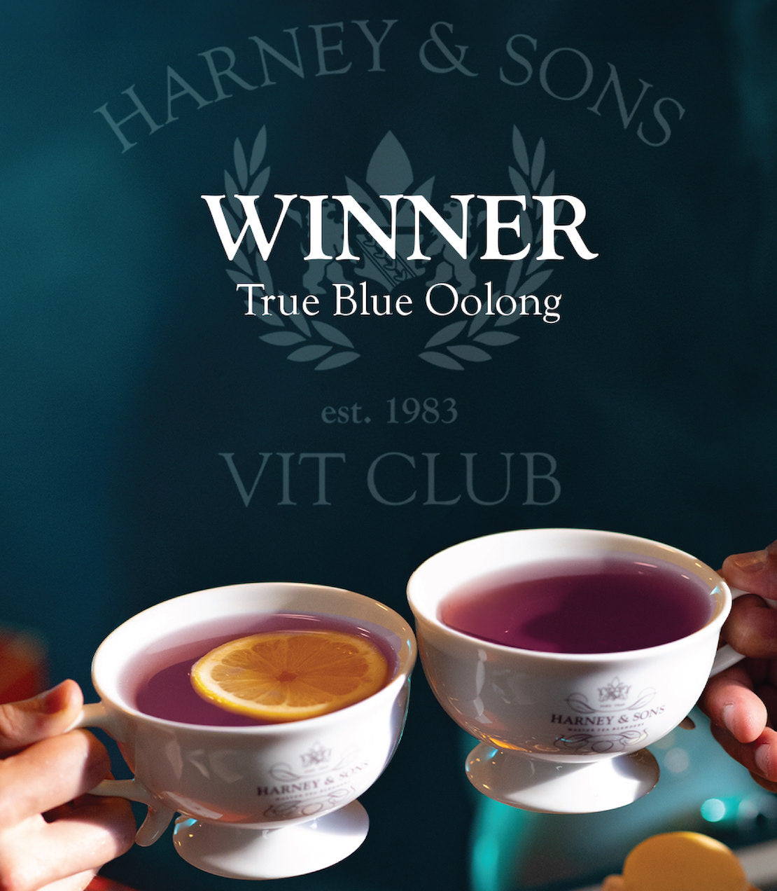 Winner of our 2023 Happy Blendings Contest, True Blue Oolong.