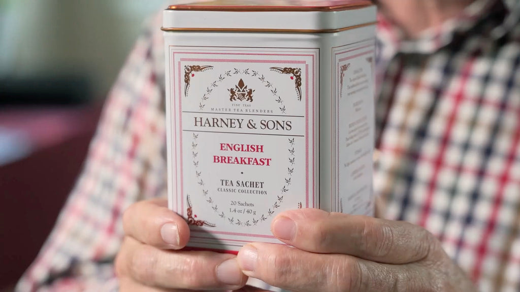 Video of Mike Harney explaining history of Harney and Sons and English Breakfast tea.