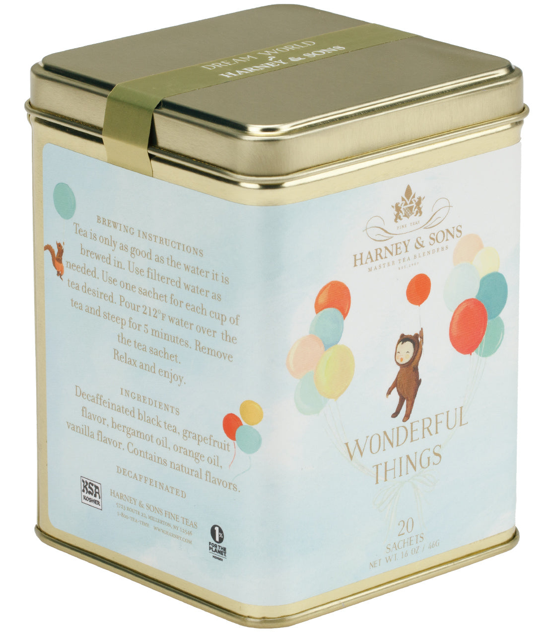 Harney  Sons Classic Earl Grey Supreme Tea 14 oz  40 Grams 20 Tea  Sachets  Amazonin Grocery  Gourmet Foods