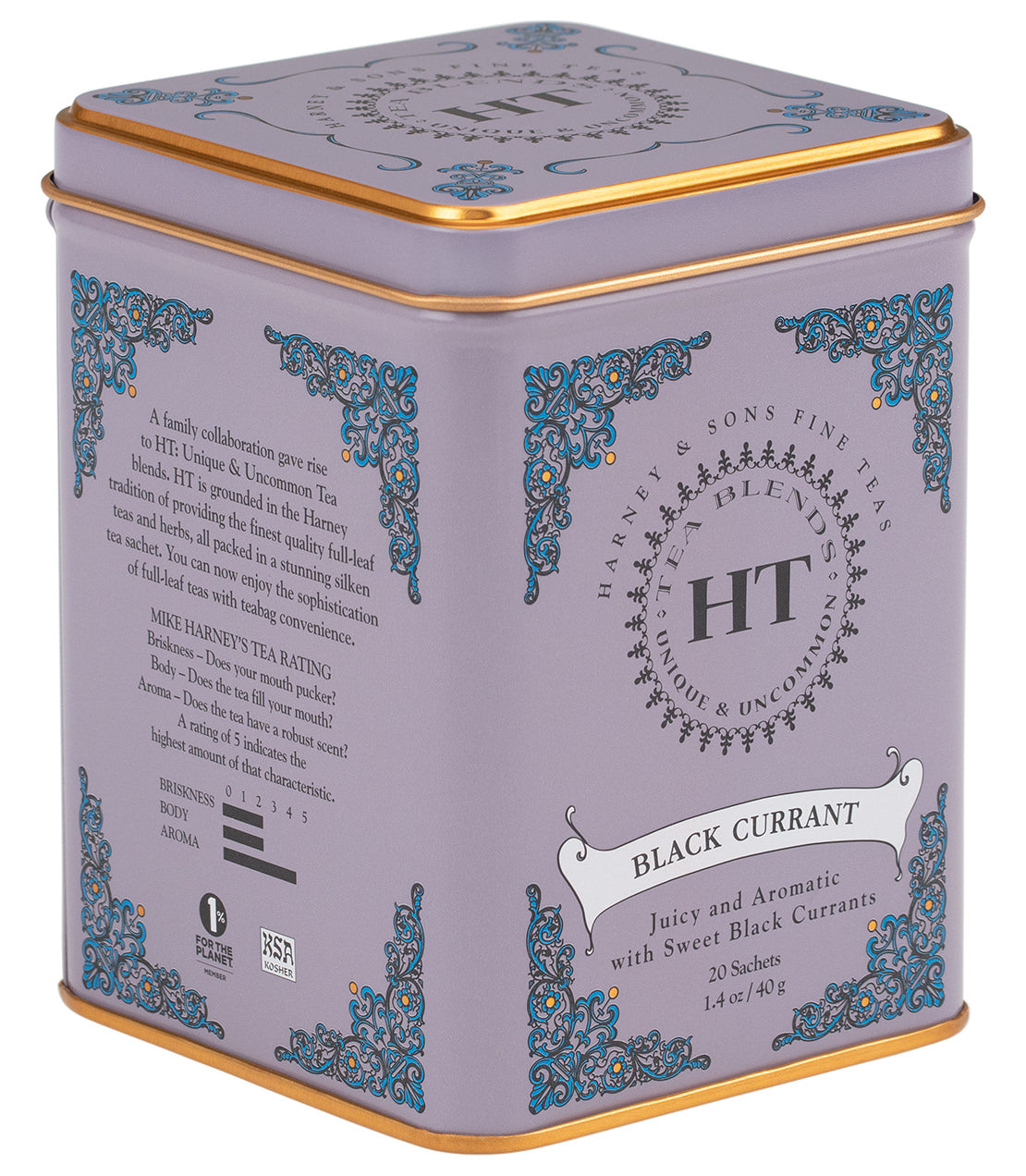 Fine Teas, Darjeeling, 20 Tea Sachets, 1.4 oz (40 g), Harney & Sons 